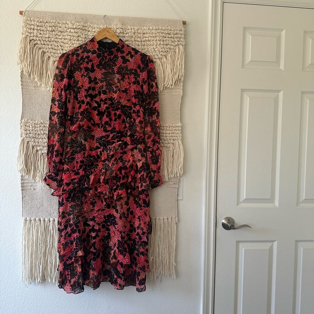 Saloni Laurel Isa Ruffle Dress